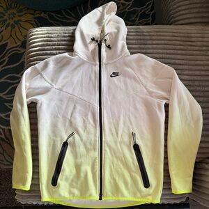 Nike White Hoodie with Red Label